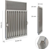 Kombi-Aerosolabscheider FF-4S35AD 498 x 498 x 20 mm