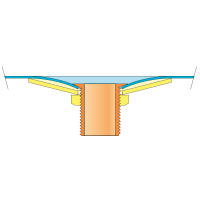 METU Ablaufstutzen mit Trichter ST-G 1 1/2"