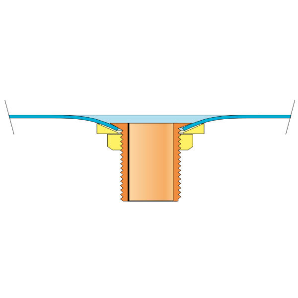 METU Ablaufstutzen mit Konusscheibe ST-K 1/2&quot;