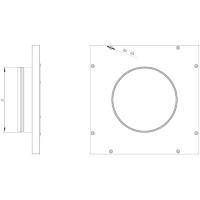 Systemair Ausblasstutzen CCMI 400 KIT