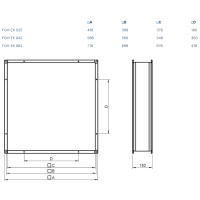 Systemair Flexibler Verbindungsstutzen FGV-EX 042