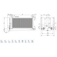 Systemair K&uuml;hlregister DXRE 80-50-3-2,5