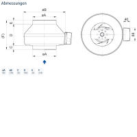 Systemair Rohrventilator K 100XL sileo