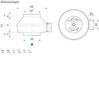 Systemair Rohrventilator K 200M sileo