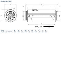 Systemair Rohrventilator prio silent XP 200E2