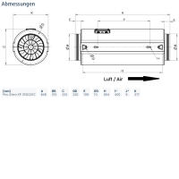 Systemair Rohrventilator prio silent XP 315EC