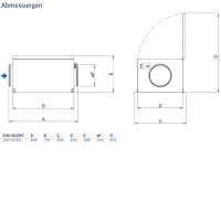 Systemair Kanalventilator KVK Silent 250