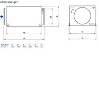 Systemair Kanalventilator KVK Slim 315 EC