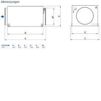 Systemair Kanalventilator KVK Slim 355