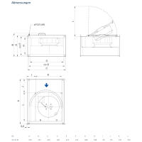 Systemair Kanalventilator RS 40-20L sileo