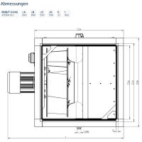 Systemair Multibox Thermoventilator MUB/T-S 042 450D4