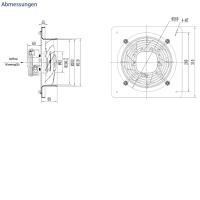 Systemair Axialventilator AW 200E2-C