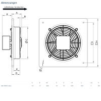 Systemair Axialventilator AW 250E2 sileo