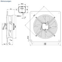 Systemair Axialventilator AW 300E2 sileo