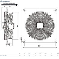 Systemair Axialventilator AW 315E4 sileo