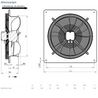 Systemair Axialventilator AW 450 EC sileo