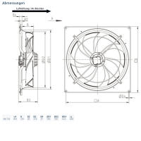 Systemair Axialventilator AW 710 EC sileo