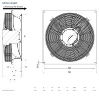 Systemair Axialventilator AW 1000D EC sileo