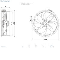 Systemair Axialventilator AR 800DS sileo