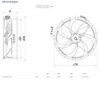 Systemair Axialventilator AR 900DS sileo