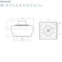 Systemair Dachventilator DVNI 800D6