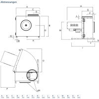 Systemair Radialventilator KBT 250D4 IE3