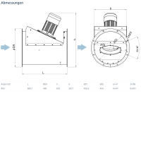 Systemair Radialventilator AxZent 400EC