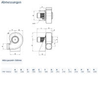 Systemair Radialventilator PRF 160D2