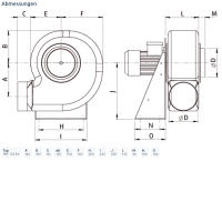 Systemair Radialventilator PRF-EX 125D2