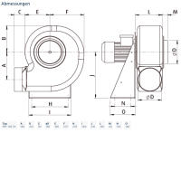 Systemair Radialventilator PRF-EX 160D2