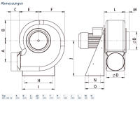 Systemair Radialventilator PRF-EX 180D4