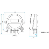 OPP-SENS&reg; I/O-Modul IO-MOD-S-DI2-D-NFC