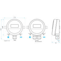 OPP-SENS&reg; Differenzdruck-Volumenstrom-Transmitter PV-T-AD1-D-NFC