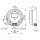 SENSO-X&reg; Differenzdruck-Anzeiger-Transmitter-W&auml;chter PPX1000MOD-AP