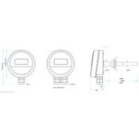 OPP-SENS&reg; Luftstrom-Temperatur-Transmitter FT-T-I-200