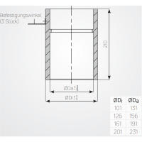 Strulik Brandschutztellerventil BCF-2-ED-Z2/NW200